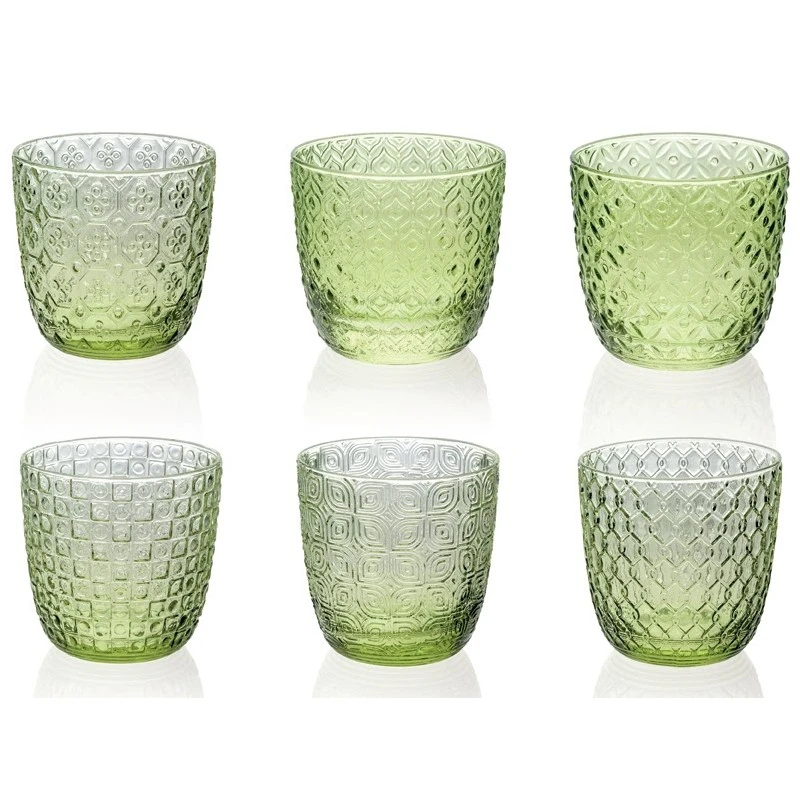 IVV Sixties Tumbler 310ml Green Set of 6 Pieces - IVV