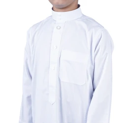 ثوب ولادي أبيض مقاس 44 من الخواجا