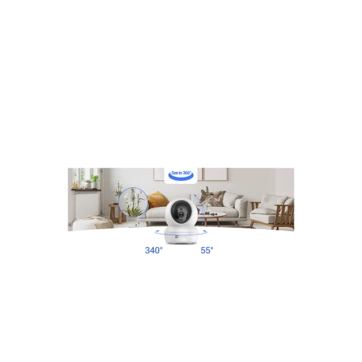 EZVIZ H6C, 2Mp  WiFi Smart Home Security Camera, Intelligent Surveillance Camera with Night Vision Works with Alexa & Google Home - Ezviz - Image 7
