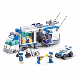 Sluban - Metropolis Invasion The Command Vehicle (Pull Back) - Building Blocks- Age 6+