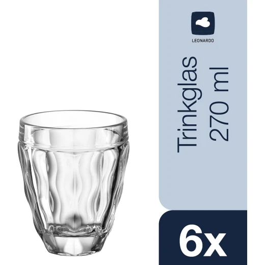 Leonardo Brindisi Glass 270ml Set of 6 Pieces - Leonardo - Image 4