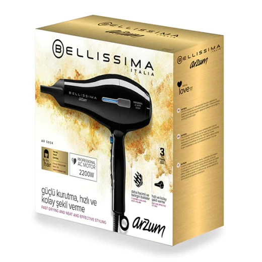 Arzum Hair Dryer 2200W - Black - Arzum - Image 5