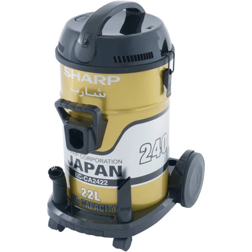 SHARP 22L 2400W Vacuum Cleaner with 100% Copper Cylinder Motor EC-CA2422-Z Gold - SHARP - Image 6