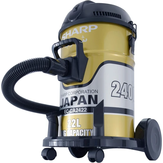 SHARP 22L 2400W Vacuum Cleaner with 100% Copper Cylinder Motor EC-CA2422-Z Gold - SHARP - Image 2