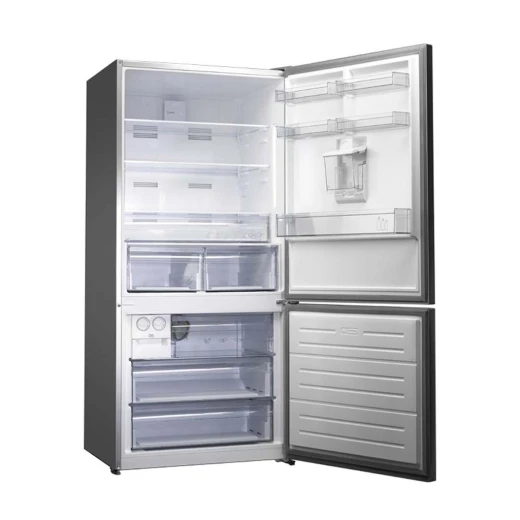 Sharp Digital Refrigerator, 565 Liters Capacity – Bottom Freezer – Silver Color – Model SJ-BG725D-SS2 – Modern design with digital control for efficient food storage and maintaining the freshness of everyday ingredients - SHARP - Image 2