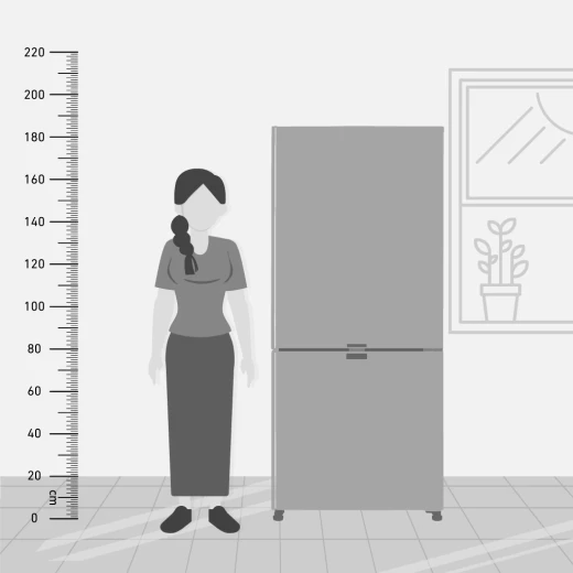 Sharp Digital Refrigerator, 565 Liters Capacity – Bottom Freezer – Silver Color – Model SJ-BG725D-SS2 – Modern design with digital control for efficient food storage and maintaining the freshness of everyday ingredients - SHARP - Image 4