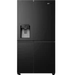 Gorenje 601 Liters Side by Side Refrigerator With Water Dispenser, No Frost Technology, with Ice Maker NRS9181VBIU Premium Black - Gorenje