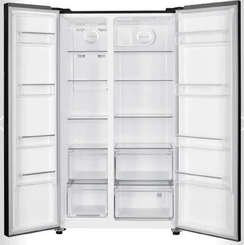 Sharp Refrigerator 655 Liters Side by Side  A++ Interior LED light  91 x 67 x 177 cm Securit Black SJ-X655-BK3 - SHARP - Image 3