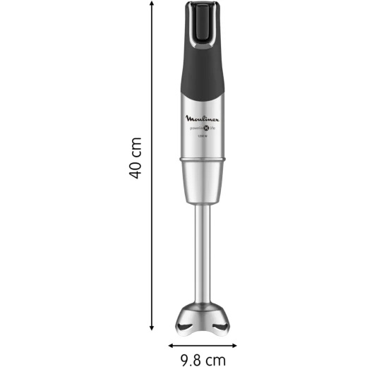 MOULINEX Hand Blender, InfinyForce Hand Stick Blender with Accessories, 1200W, Silver/Black, Stainless Steel Plastic DD95JD27 - MOULINEX - Image 5
