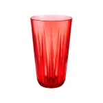 APS Crystal Reusable Trans Tumbler 500ml Red Unbreakable, Dishwasher Safe, Stackable, BPA-Free - APS