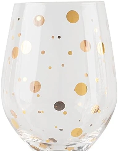 KitchenCraft  Mikasa Glasses 414ml Gold Set of 4 Pieces - KitchenCraft - Image 5