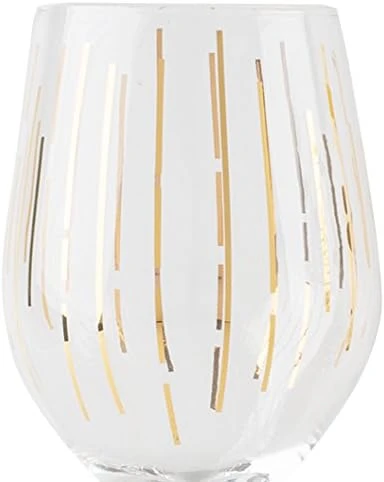 KitchenCraft  Mikasa Glasses 414ml Gold Set of 4 Pieces - KitchenCraft - Image 7