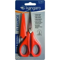 Kangaro EL50C/Y Scissor 5 Inch.  Orange