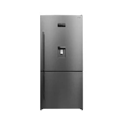 Sharp Digital Refrigerator, 565 Liters Capacity – Bottom Freezer – Silver Color – Model SJ-BG725D-SS2 – Modern design with digital control for efficient food storage and maintaining the freshness of everyday ingredients