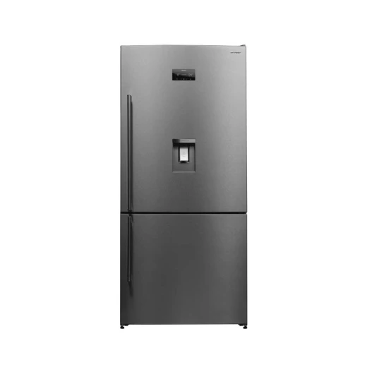 Sharp Digital Refrigerator, 565 Liters Capacity – Bottom Freezer – Silver Color – Model SJ-BG725D-SS2 – Modern design with digital control for efficient food storage and maintaining the freshness of everyday ingredients Sharp Digital Refrigerator, 565 Liters Capacity – Bottom Freezer – Silver Color – Model SJ-BG725D-SS2 – Modern design with digital control for efficient food storage and maintaining the freshness of everyday ingredients