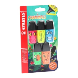 Stabilo Mini Funnimals Blister 5's Medium