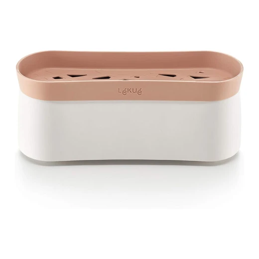 Lekue Quick Microwave Pasta Cooker Terracotta Pink, 4 Servings, No Boil, Microwave Safe - Lekue - Image 6