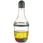 Brabantia Dressing Shaker for Salad Transparent,180ml, Easy Shake, No Drip, with Measurement - Brabantia