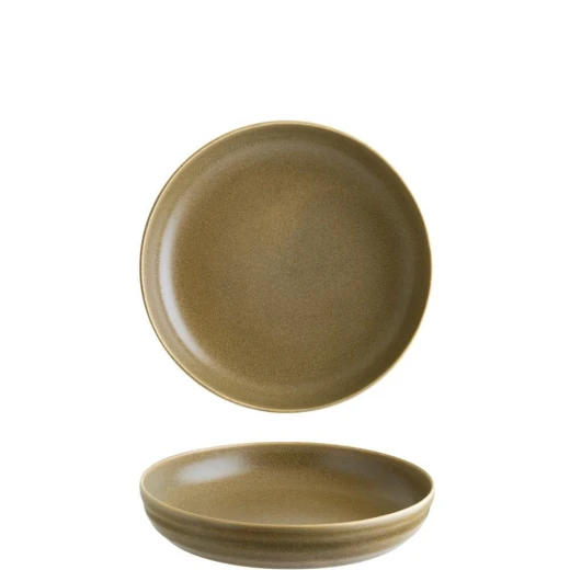 Bonna Terra Pott Bowl Dia 22cm High Quality Porcelain Brown - Bonna - Image 2