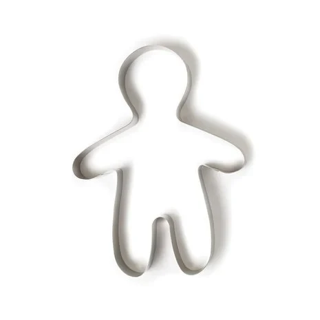 Decora Stainless Steel Shape Boy 21 x 28 x 4,5 h cm Decora Stainless Steel Shape Boy 21 x 28 x 4,5 h cm