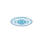 صينية تقديم بيضاوية صغيرة بلوز قطر 35.5 × 25.5 × 3 سم من جوزيني - غوزيني