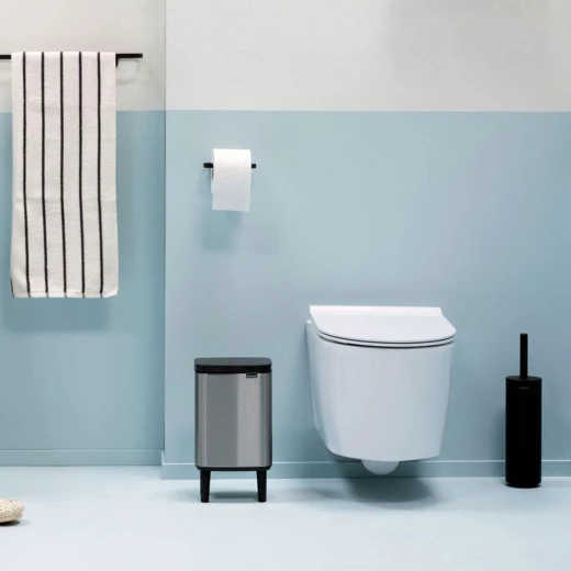 Brabantia Bo Waste Bin Hi 4 Liter Fingerprint Proof Stainless Steel Easy to use soft closing lid Hygienic - Brabantia - Image 2