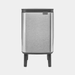 Brabantia Bo Waste Bin Hi 4 Liter Fingerprint Proof Stainless Steel Easy to use soft closing lid Hygienic - Brabantia