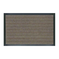 V.C Alaska Door Mat 90X150cm Brown with Black Rubber Rim