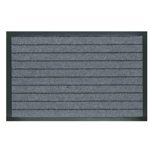 V.C Alaska Door Mat 40x70cm Grey with Black Rubber Rim V.C Alaska Door Mat 40x70cm Grey with Black Rubber Rim