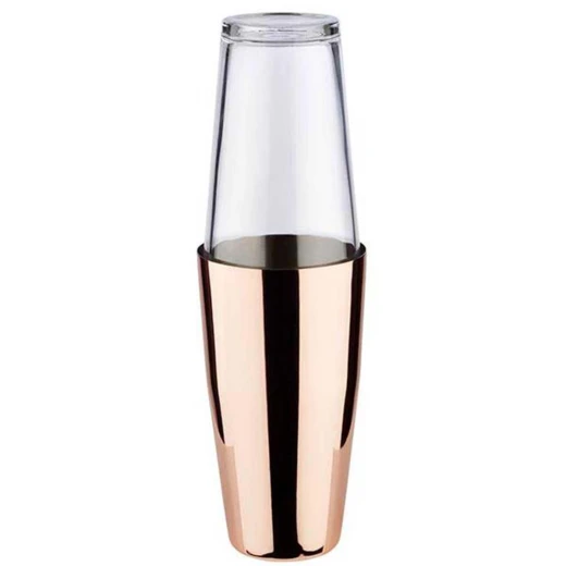 APS Shaker Set 800ml Copper 400ml Glass Polished Finish APS Shaker Set 800ml Copper 400ml Glass Polished Finish