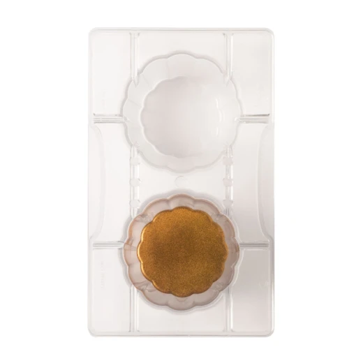 Decora The Wavy Glass Chocolate Mold Transparent 7.87 x 4.72 x 0.87 inches Decora The Wavy Glass Chocolate Mold Transparent 7.87 x 4.72 x 0.87 inches