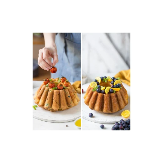 Decora Non-Stick Stainless Steel Baking Daisy Mold Tin Ideal for Cakes H8.5 cm - Decora - Image 3