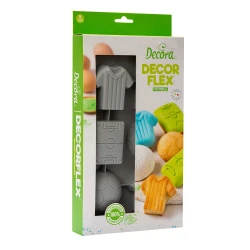 Decora 6 Piece Magic Football Shape Non-Stick Silicone Mold