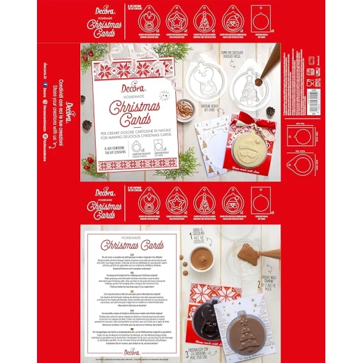 Decora Home Made Christmas Cards Set of 16 Pcs - Decora - Image 6