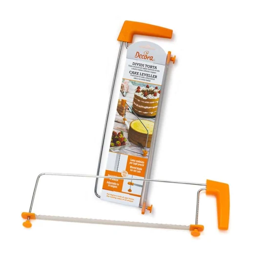 Decora Steel cake leveler 445 x 144 x 20 mm Decora Steel cake leveler 445 x 144 x 20 mm