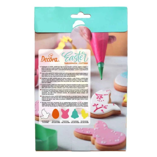 Decora Mixed Colours S/S Cookie Cutters Set Of 5 - Decora - Image 2