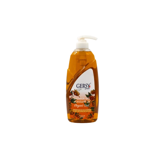 Gersey Shower Gel 750 ml contains Dead Sea Salts and Minerals Elegant oud - Gersy - Image 2