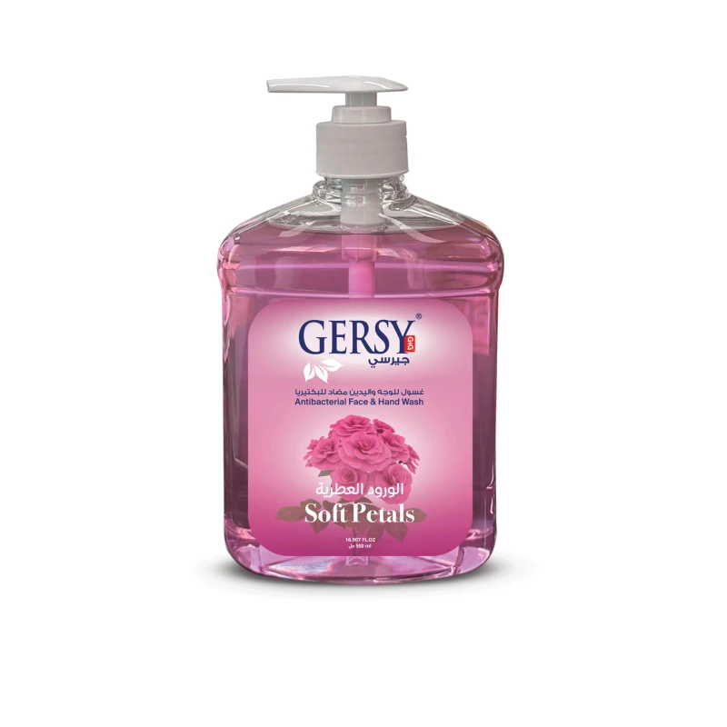 Gersy Face & hand Soap, Soft Petals, 500 Ml - Gersy