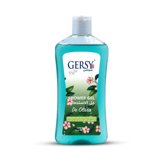 Gersy De Oliva Shower Gel contains Dead Sea salts and minerals 400 ML Gersy De Oliva Shower Gel contains Dead Sea salts and minerals 400 ML