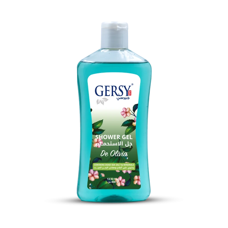 Gersy De Oliva Shower Gel contains Dead Sea salts and minerals 400 ML - Gersy