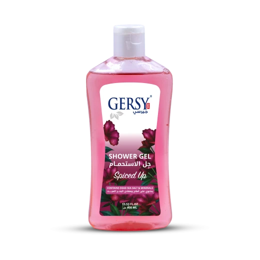 Gersy Spiced Up Shower Gel contains Dead Sea salts and minerals 400 ML Gersy Spiced Up Shower Gel contains Dead Sea salts and minerals 400 ML