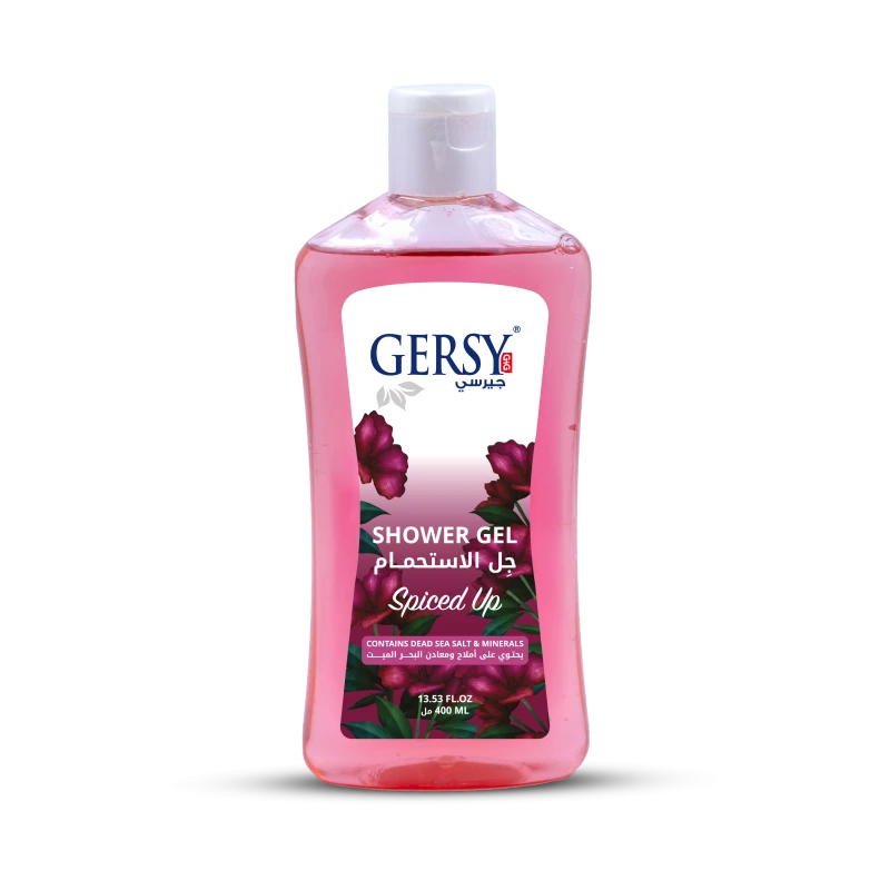 Gersy Spiced Up Shower Gel contains Dead Sea salts and minerals 400 ML - Gersy