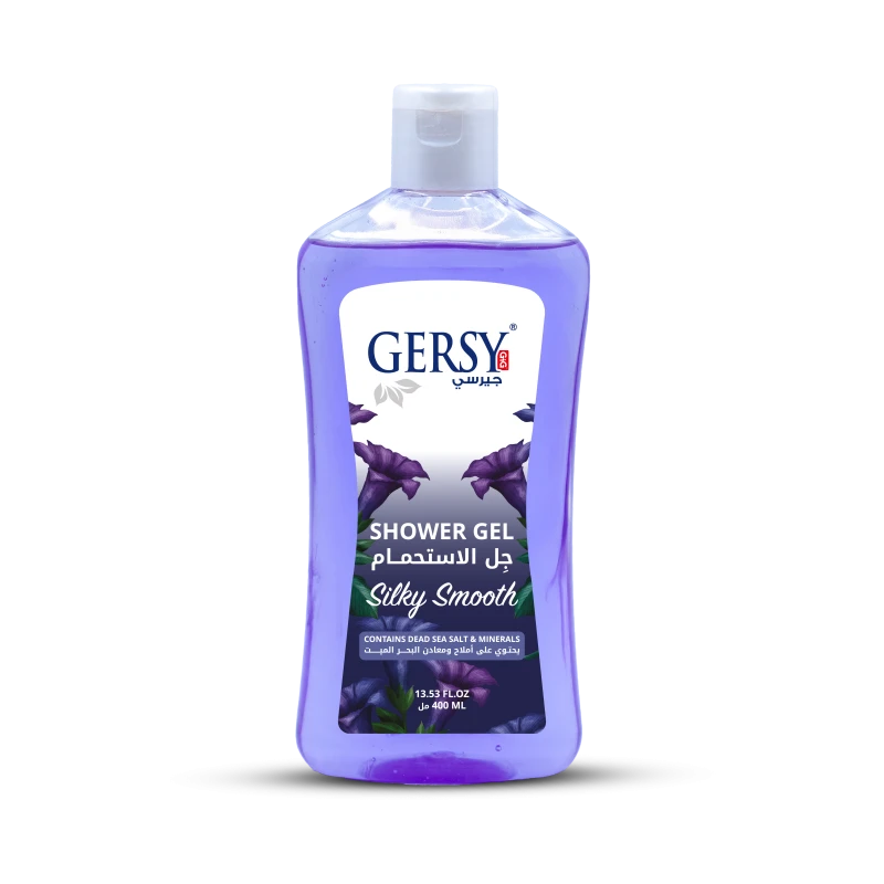Gersy Silky Smooth Shower Gel contains Dead Sea salts and minerals 400 ML - Gersy