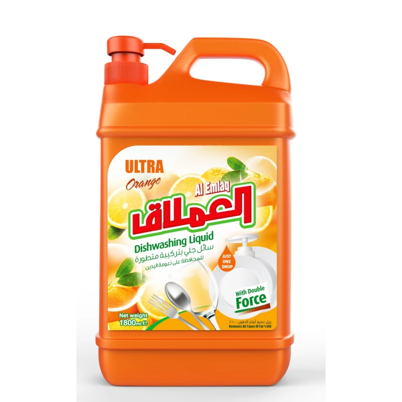 سائل جلي، 1800 مل، برتقال من العملاق - العملاق