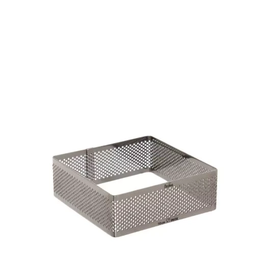 قالب حلقة مربعة مثقبة من الفولاذ المقاوم للصدأ 20 × 20 × 3.5 سم من ديكورا قالب حلقة مربعة مثقبة من الفولاذ المقاوم للصدأ 20 × 20 × 3.5 سم من ديكورا