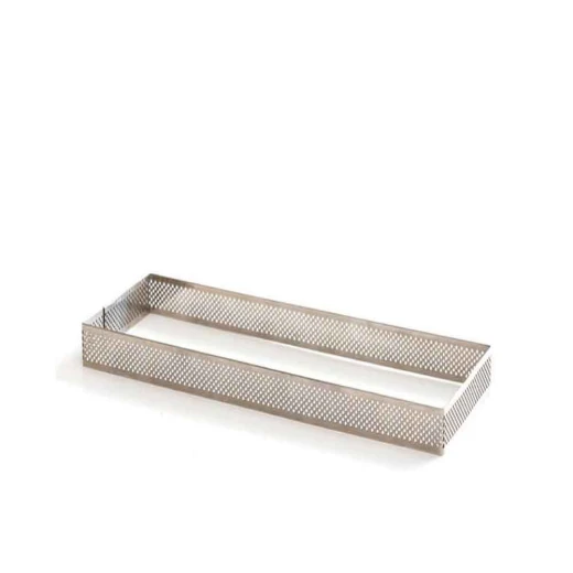 قالب حلقة مستطيلة مثقبة من الفولاذ المقاوم للصدأ 10 × 29 × 3.5 سم سم من ديكورا قالب حلقة مستطيلة مثقبة من الفولاذ المقاوم للصدأ 10 × 29 × 3.5 سم سم من ديكورا