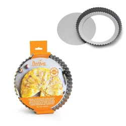 قالب تارت دائري غير لاصق مع قاعدة قابلة للإزالة Ø30 × 3.5 سم من ديكورا
