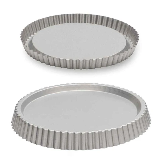 Decora Round Non-Stick Tart Pan w/Removable Grooved Bottom Ø28 xh 3 cm - Decora - Image 4