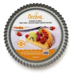 Decora Round Non-Stick Tart Pan w/Removable Grooved Bottom Ø28 xh 3 cm - Decora