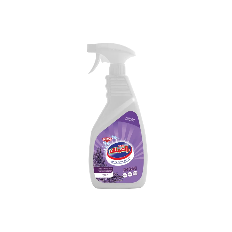 Al emlaq multi purpose cleaner containing bleach,1 liter, lavender - Al Emlaq